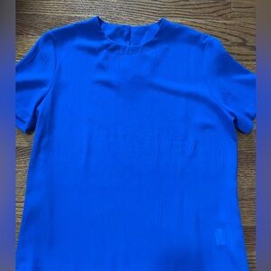 **4/$12** Howard Wolf Royal Blue Ladies Blouse Size 6